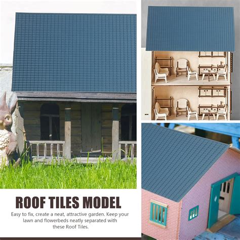 miniatures dollhouse roofing sheets